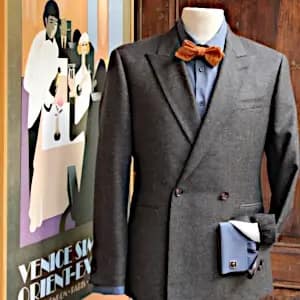 costume sur mesure tweed