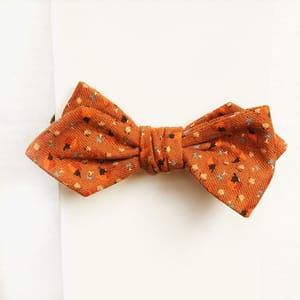 Noeud papillon orange 2882