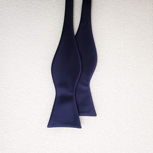 Nœud papillon bleu nuit